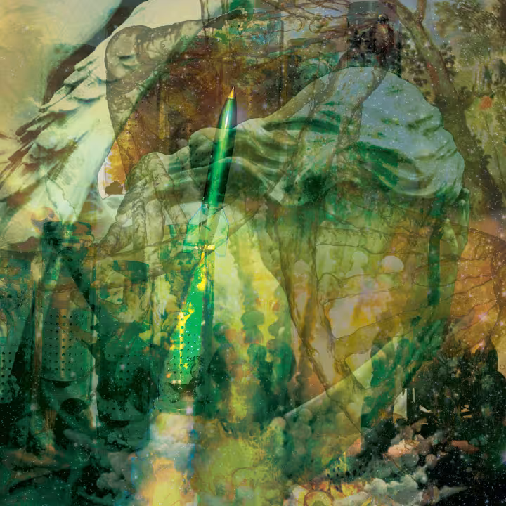 "Eden Is Emptied" PS Perkins 2019 (digital collage)