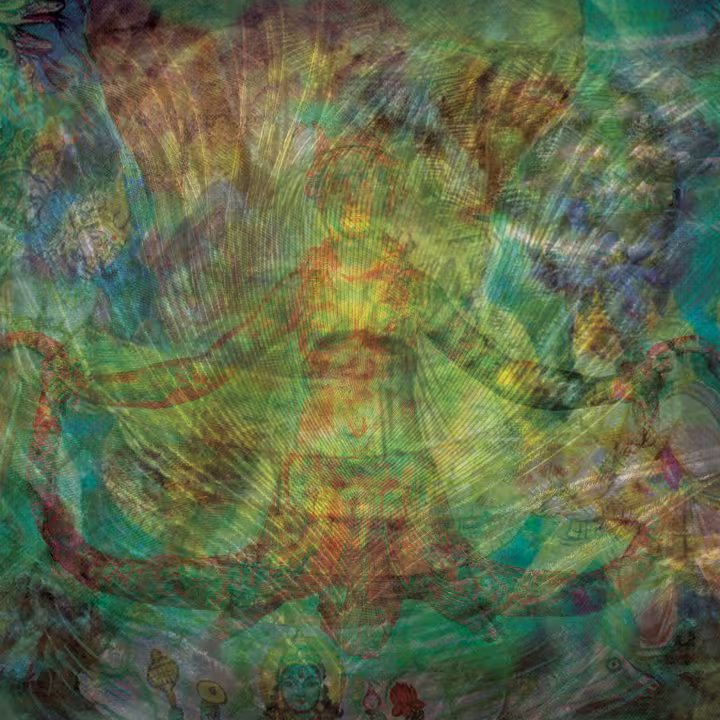 "The Feathered Crown" PS Perkins 2024 (digital collage)
